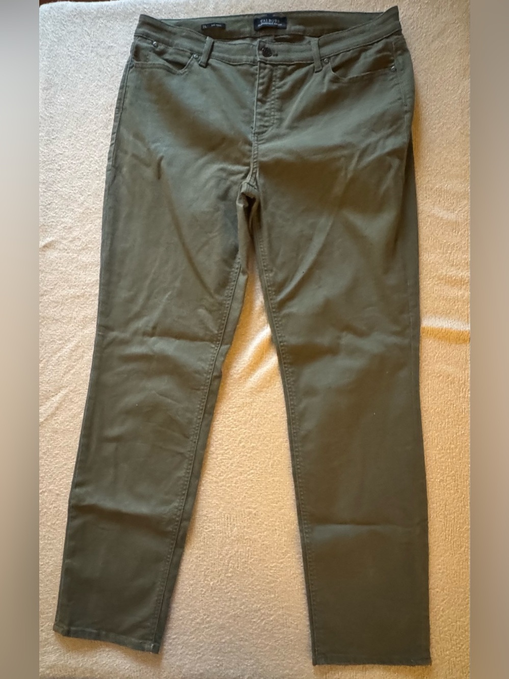 Talbots Olive Green Skinny Jeans